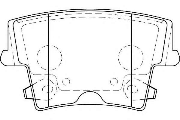 Комплект тормозных колодок, дисковый тормоз