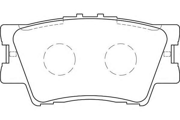 Комплект тормозных колодок, дисковый тормоз