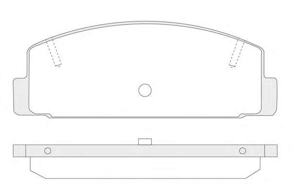 Комплект тормозных колодок, дисковый тормоз