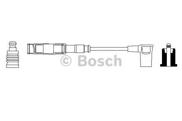 BOSCH 96MC дріт високого напруги (1шт.) DB W124/201 2,0/2,3/2,6/3,0
