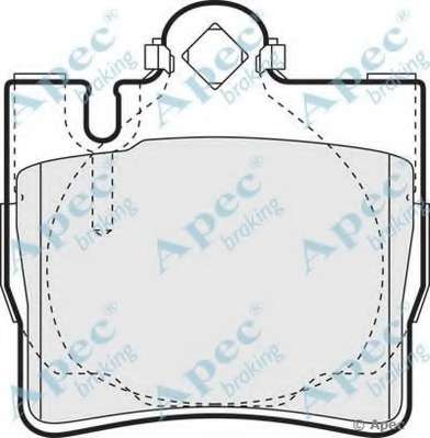 Комплект тормозных колодок, дисковый тормоз