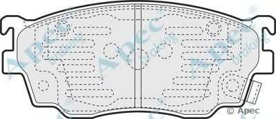 Комплект тормозных колодок, дисковый тормоз