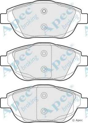 Комплект тормозных колодок, дисковый тормоз
