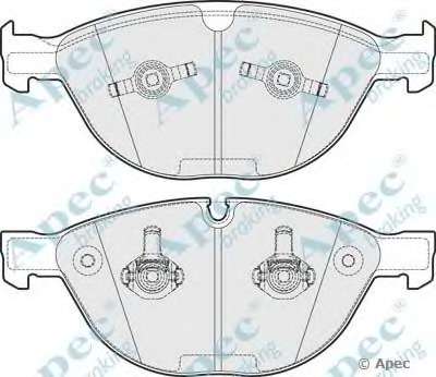 Комплект тормозных колодок, дисковый тормоз