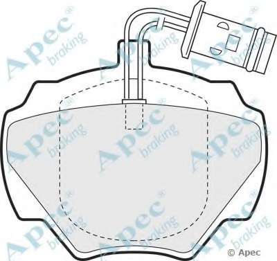 Комплект тормозных колодок, дисковый тормоз