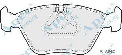 Комплект тормозных колодок, дисковый тормоз