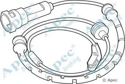 Указатель износа, накладка тормозной колодки