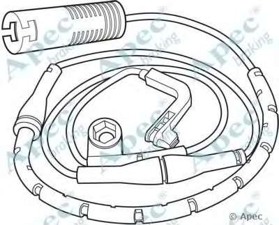 Указатель износа, накладка тормозной колодки