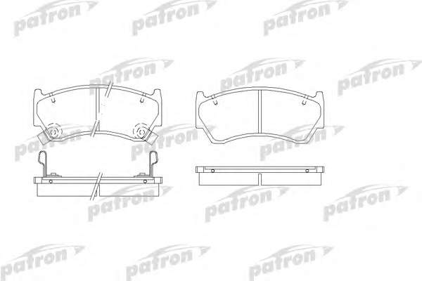 Комплект тормозных колодок, дисковый тормоз