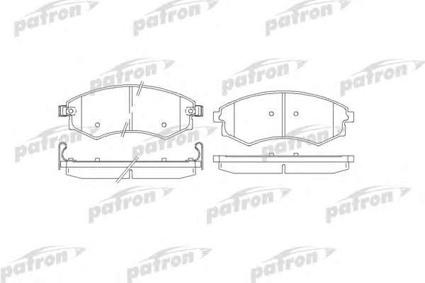 Комплект тормозных колодок, дисковый тормоз