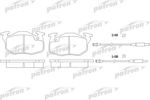 Комплект тормозных колодок, дисковый тормоз