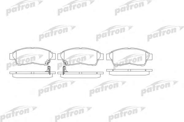 Комплект тормозных колодок, дисковый тормоз