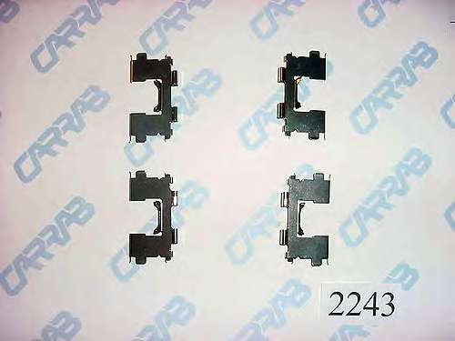 Комплектующие, колодки дискового тормоза