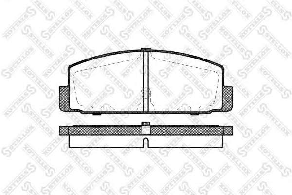 Комплект тормозных колодок, дисковый тормоз
