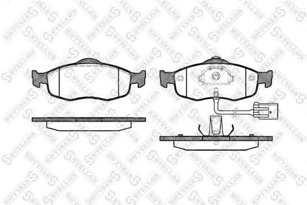 Колодки гальмівнi Ford Mondeo 2.5 V6 24V 7.94- перед