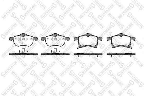 Комплект тормозных колодок, дисковый тормоз