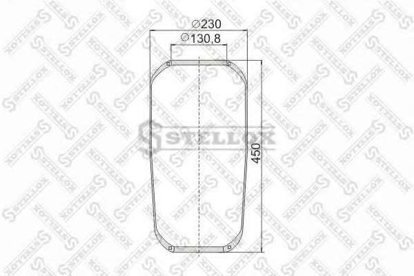 Кожух пневматической рессоры