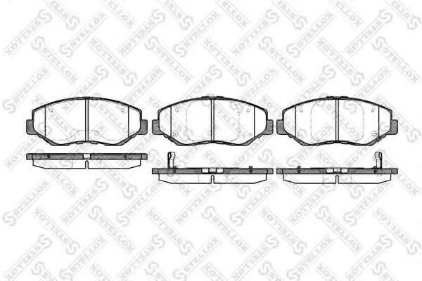 Комплект тормозных колодок, дисковый тормоз
