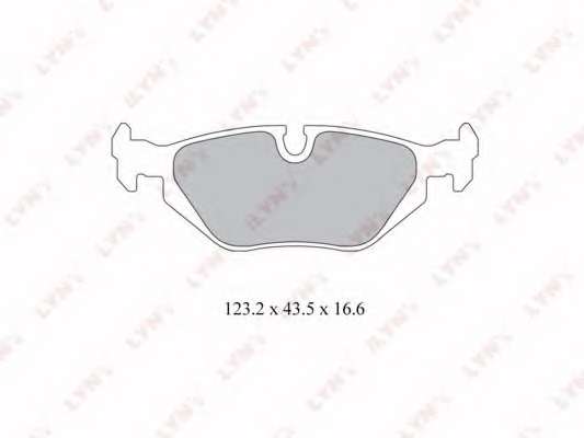 Комплект тормозных колодок, дисковый тормоз