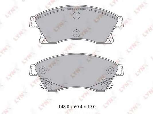 Комплект тормозных колодок, дисковый тормоз