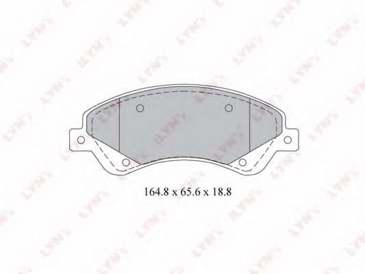 Комплект тормозных колодок, дисковый тормоз