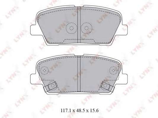 Комплект тормозных колодок, дисковый тормоз