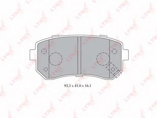 Комплект тормозных колодок, дисковый тормоз