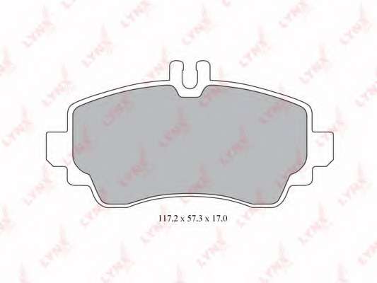Комплект тормозных колодок, дисковый тормоз