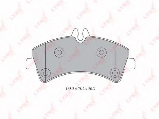 Комплект тормозных колодок, дисковый тормоз