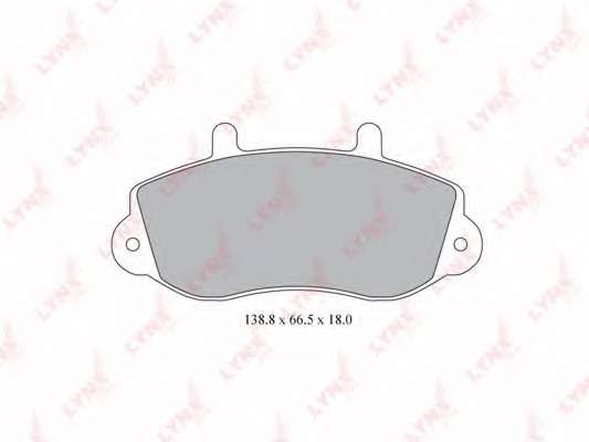 Комплект тормозных колодок, дисковый тормоз