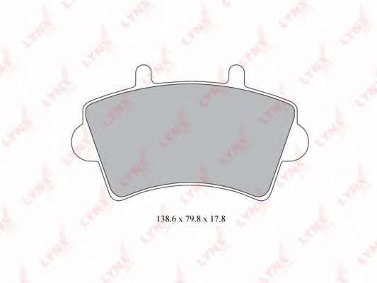 Комплект тормозных колодок, дисковый тормоз
