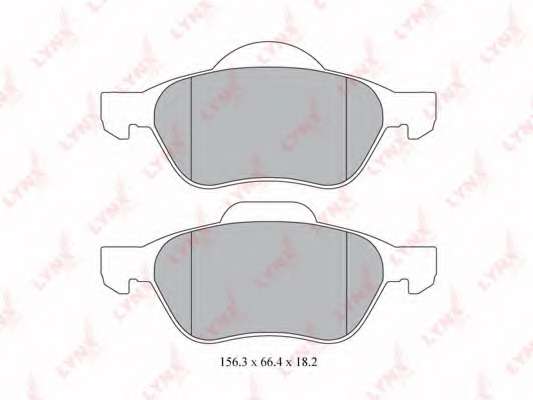 Комплект тормозных колодок, дисковый тормоз
