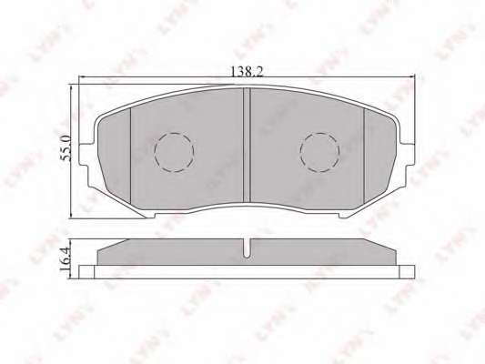 Комплект тормозных колодок, дисковый тормоз
