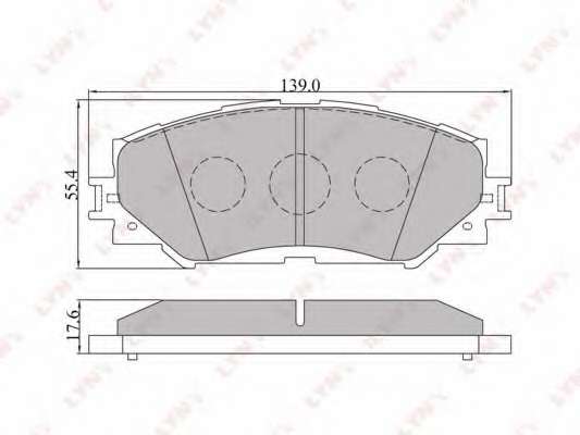 Комплект тормозных колодок, дисковый тормоз
