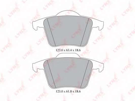 Комплект тормозных колодок, дисковый тормоз