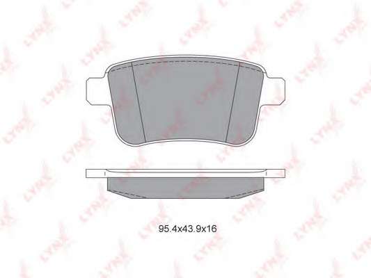 Комплект тормозных колодок, дисковый тормоз