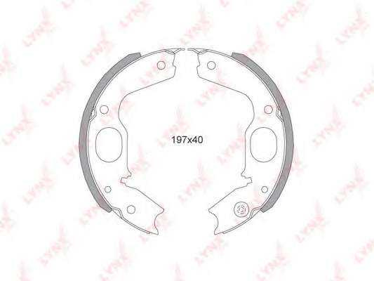 Комплект тормозных колодок