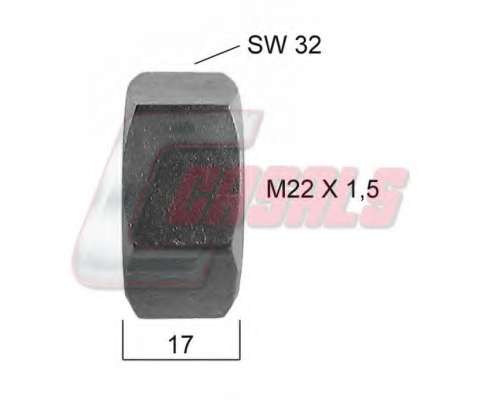 Гайка кріплення колеса