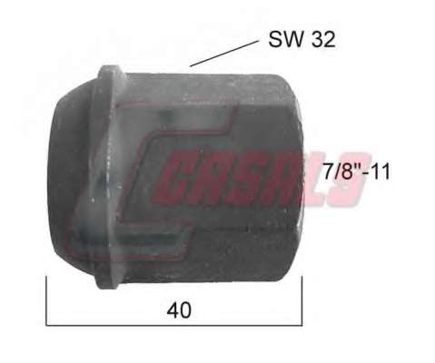 Гайка кріплення колеса