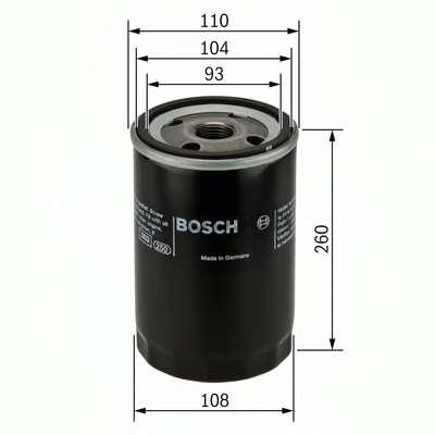 BOSCH P3001 фільтр масляний  спец. техніка