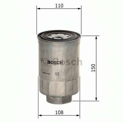 BOSCH N2039 паливний фільтр камаз