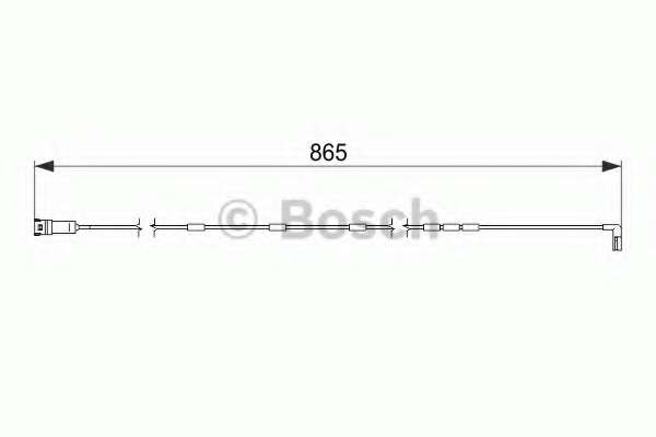 Сигнализатор, износ тормозных колодок