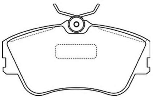 Комплект тормозных колодок, дисковый тормоз