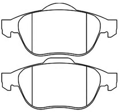 Комплект тормозных колодок, дисковый тормоз