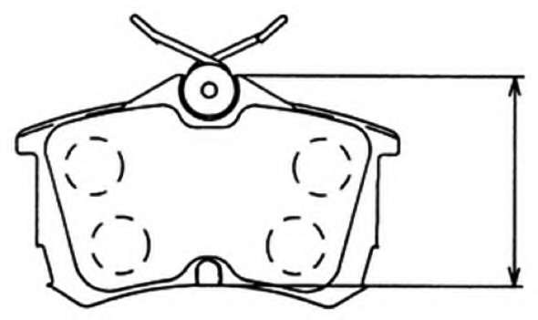 Комплект тормозных колодок, дисковый тормоз