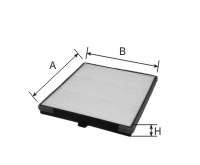 Фильтр, воздух во внутренном пространстве