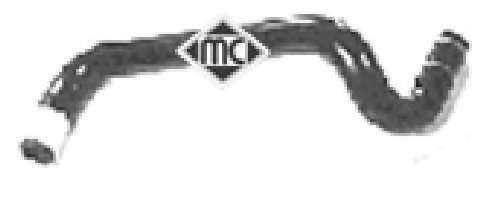 Патрубок водяний Berlingo/Partner 1.8/1.9D (XUD) (до термостата)