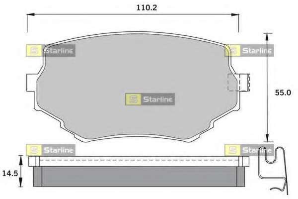 Гальмівні колодки дискові