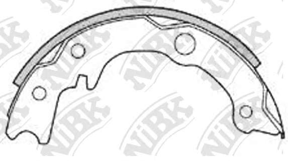 Комплект тормозных колодок, стояночная тормозная система