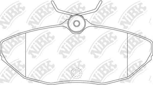 Комплект тормозных колодок, дисковый тормоз